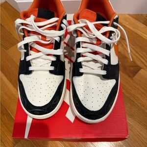 Nike Dunk Low Retro PRM in Black and Orange